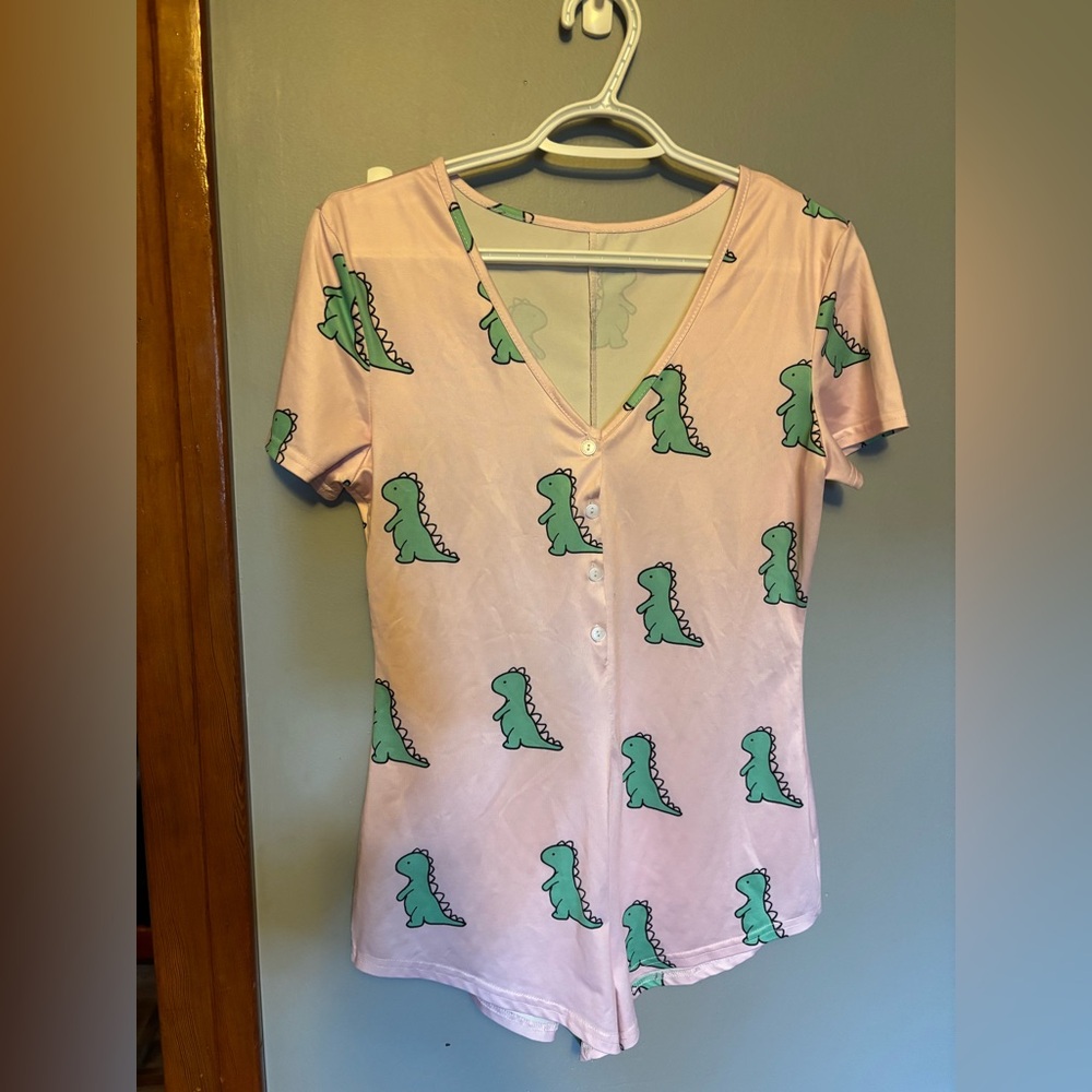 ROMWE Dino Onesie